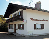 Geldautomat in der Filiale Darching.