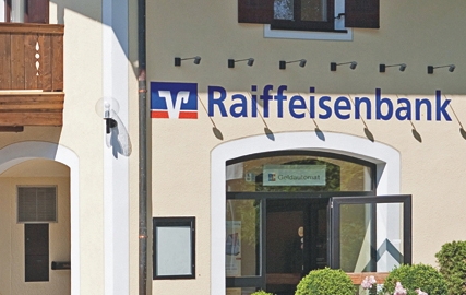 Geldautomat in der Filiale Dietramszell