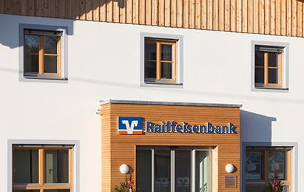 Geldautomat in der Geschäftsstelle Egling