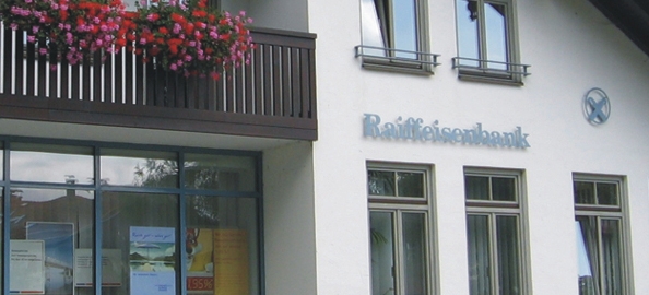 Geldautomat in der Filiale Miesbach